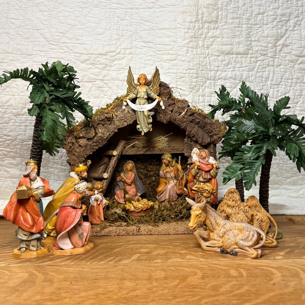 2008 Roman Fontanini 5” Nativity Set with original boxes.